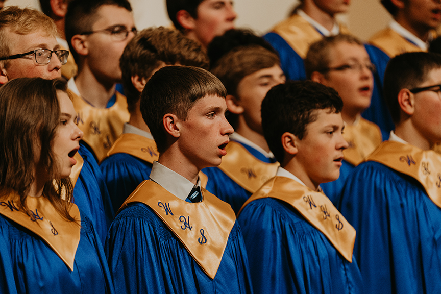 Wahoo Public Schools WHS Concert Choir featured in Oct
